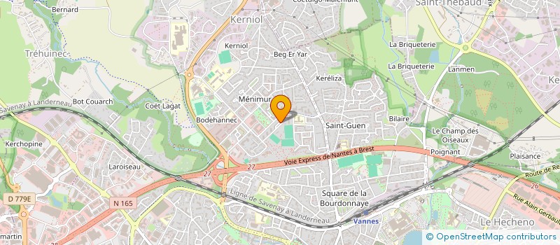 localisation de l'entreprise MONSIEUR JULIEN YAVUZ à VANNES