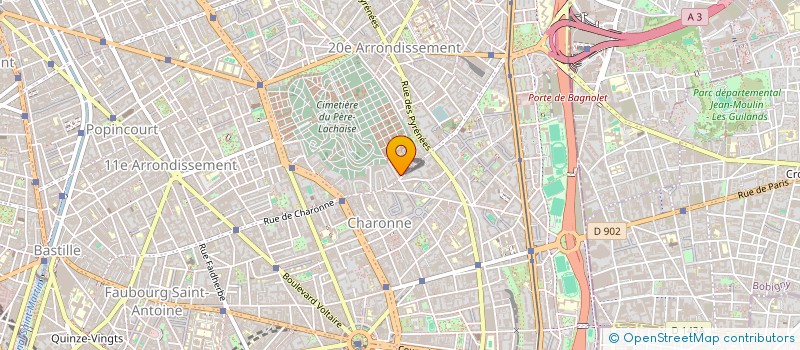 localisation de l'entreprise MONSIEUR JULIEN YEGEN  PARIS