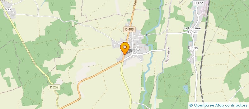 localisation de l'entreprise MONSIEUR JULIEN YETTE  JUTIGNY