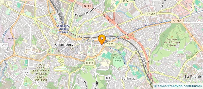 localisation de l'entreprise MONSIEUR JULIEN ZANONI  CHAMBERY