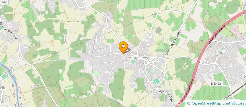 localisation de l'entreprise MONSIEUR JULIEN ZARAGOZA  AIGUES-VIVES