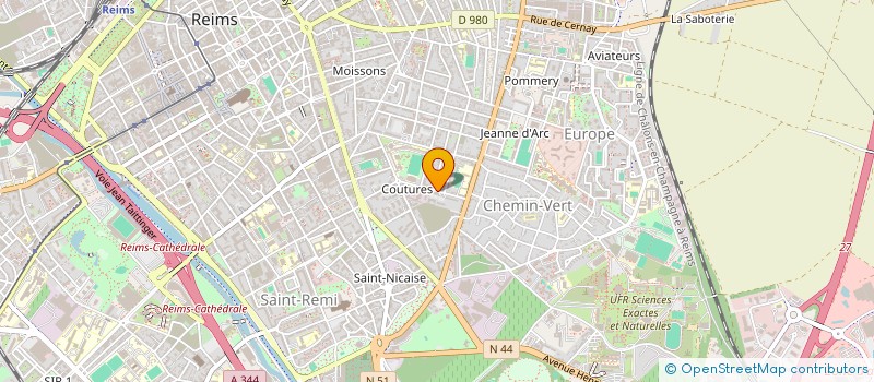 localisation de l'entreprise MONSIEUR JULIEN ZAWADA  REIMS