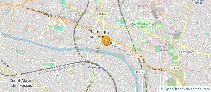 localisation de l'entreprise MONSIEUR JULIEN ZEGANADIN à CHAMPIGNY-SUR-MARNE