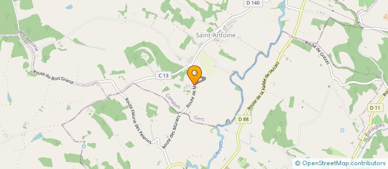 localisation de l'entreprise MONSIEUR JULIEN ZELL  SAINT-ANTOINE