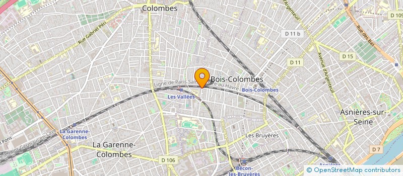 localisation de l'entreprise MONSIEUR JULIEN ZENINE à BOIS-COLOMBES