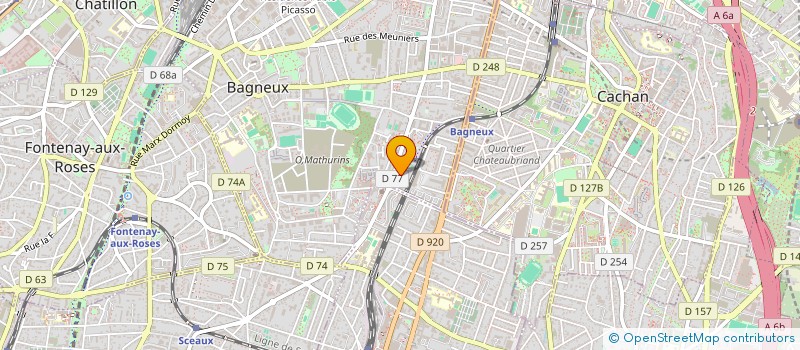 localisation de l'entreprise MONSIEUR JULIEN ZERBIB à BAGNEUX