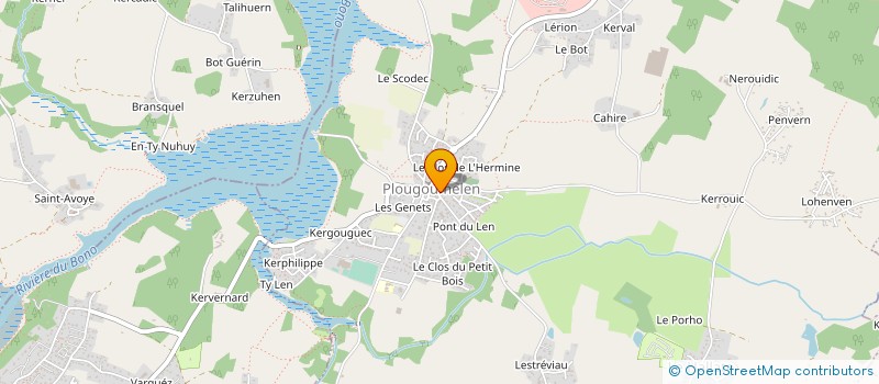 localisation de l'entreprise MONSIEUR JULIEN ZIANI  PLOUGOUMELEN