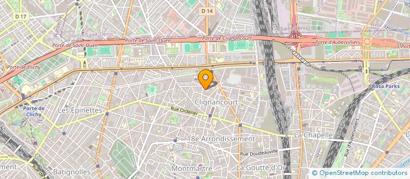 localisation de l'entreprise MONSIEUR JULIETTE VENDEVILLE  PARIS