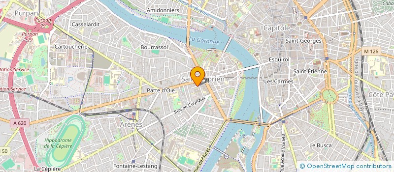 localisation de l'entreprise MONSIEUR JULIIEN MORREAU  TOULOUSE