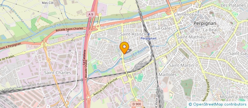 localisation de l'entreprise MONSIEUR JULIO ALFONSO CAMPOS  PERPIGNAN