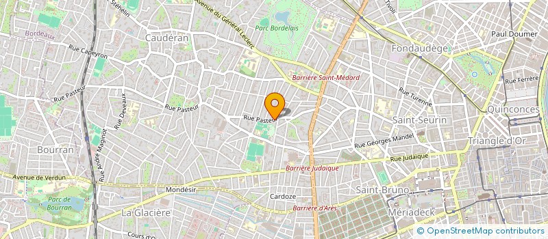 localisation de l'entreprise MONSIEUR JULIO ALONSO HERNANDEZ à BORDEAUX