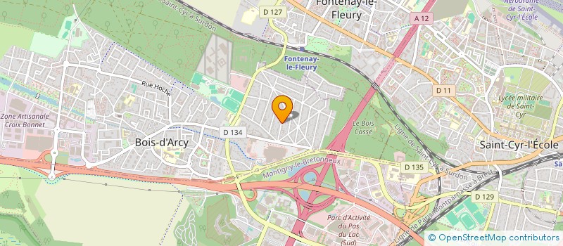 localisation de l'entreprise MONSIEUR JULIO AMARO MARTINS FERNANDES  BOIS-D'ARCY