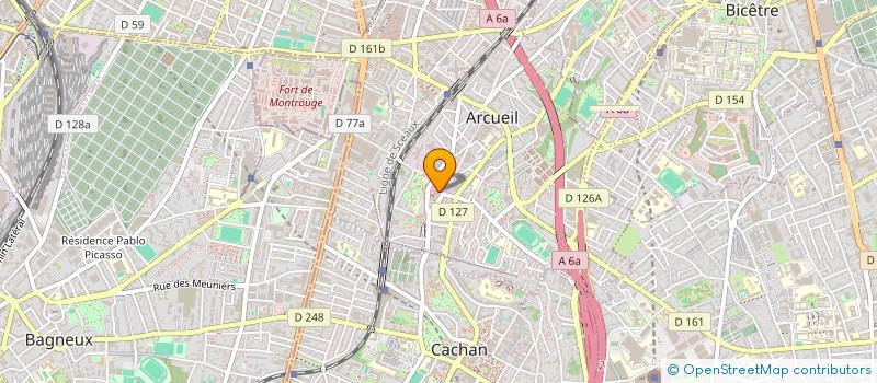 localisation de l'entreprise MONSIEUR JULIO BRAGA ANDRADE FIGUEIRAS  ARCUEIL