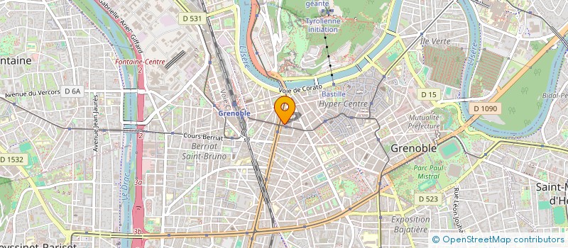 localisation de l'entreprise MONSIEUR JULIO CESAR ABBA  GRENOBLE