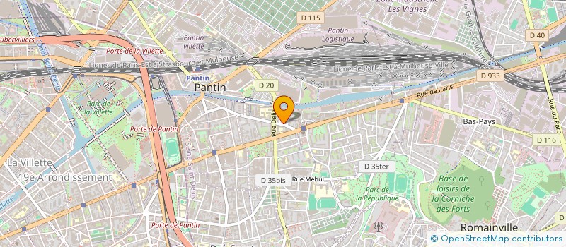 localisation de l'entreprise MONSIEUR JULIO CHARLES JOSEPH OUMRAOU  PANTIN