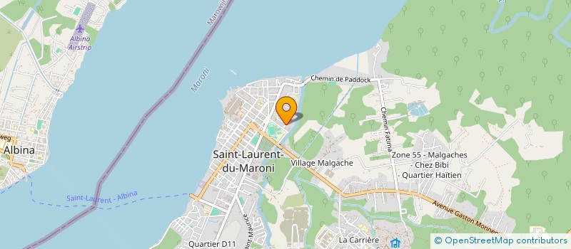 localisation de l'entreprise MONSIEUR JULIO COUACHI à SAINT-LAURENT-DU-MARONI