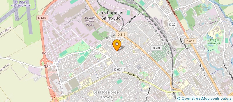 localisation de l'entreprise MONSIEUR JULIO DIANE à LA CHAPELLE-SAINT-LUC