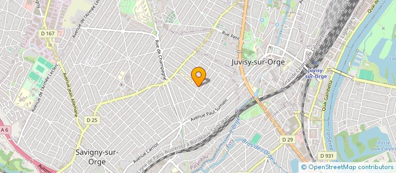 localisation de l'entreprise MONSIEUR JULIO FICHEIRA DE ABREU à SAVIGNY-SUR-ORGE