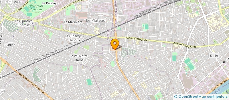 localisation de l'entreprise MONSIEUR JULIO MACHADO RODRIGUES CRO à BEZONS