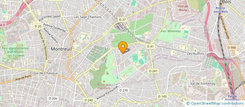 localisation de l'entreprise MONSIEUR JULIO MARKU à MONTREUIL