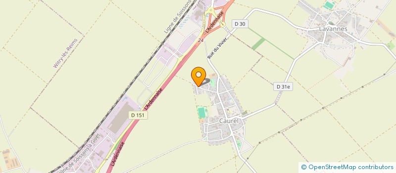 localisation de l'entreprise MONSIEUR JULIO PINHO GOMES DE SOUSA  CAUREL