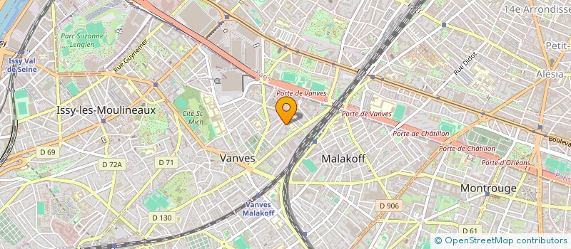 localisation de l'entreprise MONSIEUR JULIO POSADA SALGADO  VANVES