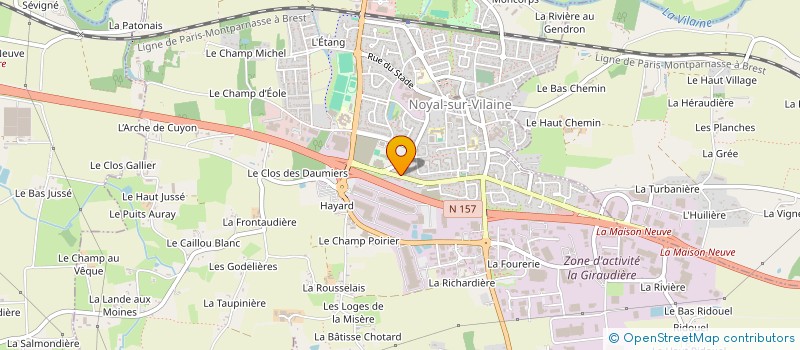 localisation de l'entreprise MONSIEUR JULIO QUINTERO  NOYAL-SUR-VILAINE