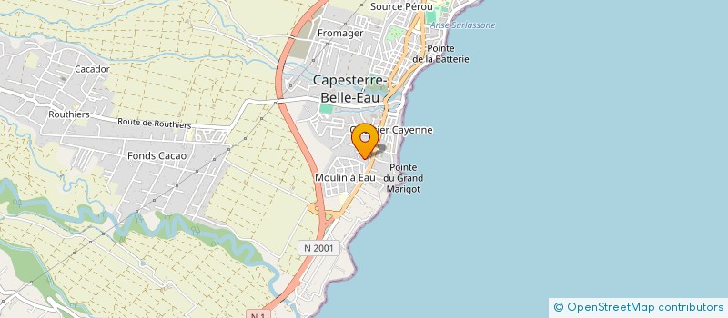 localisation de l'entreprise MONSIEUR JULIO RASPAIL à CAPESTERRE-BELLE-EAU
