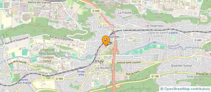 localisation de l'entreprise MONSIEUR JULIO RODRIGUES LOPES à ORSAY
