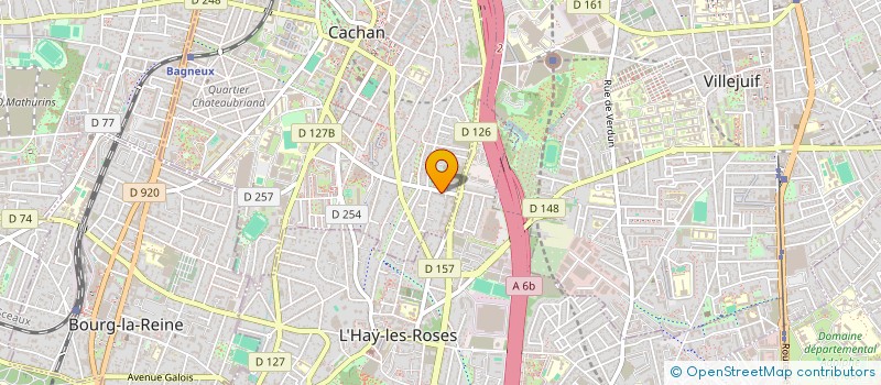 localisation de l'entreprise MONSIEUR JULIO SOMAI-GANGA  CACHAN