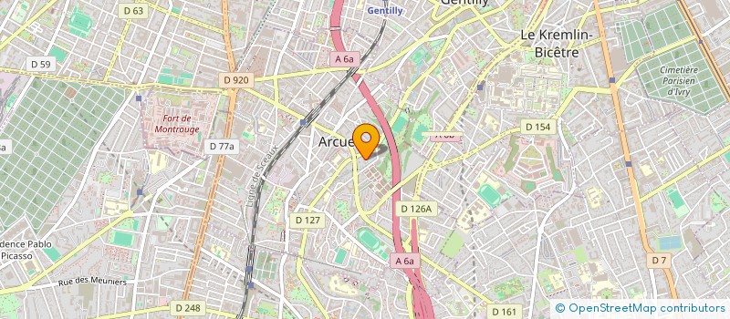 localisation de l'entreprise MONSIEUR JULIO TEIXEIRA MATEUS  ARCUEIL