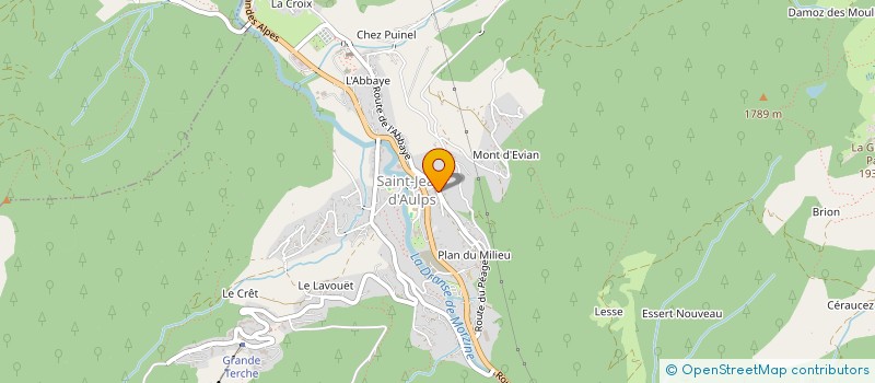 localisation de l'entreprise MONSIEUR JULIO VIZCARRA RAMOS  SAINT-JEAN-D'AULPS