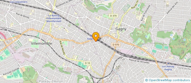 localisation de l'entreprise MONSIEUR JULIUS DJOSSOU à GAGNY