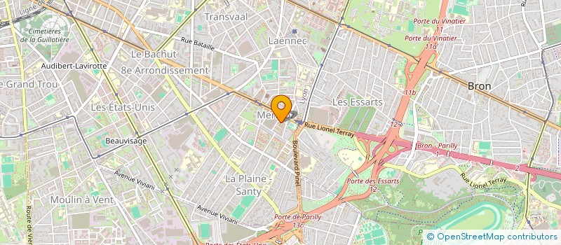 localisation de l'entreprise MONSIEUR JULIUS EBHODAGHE  LYON