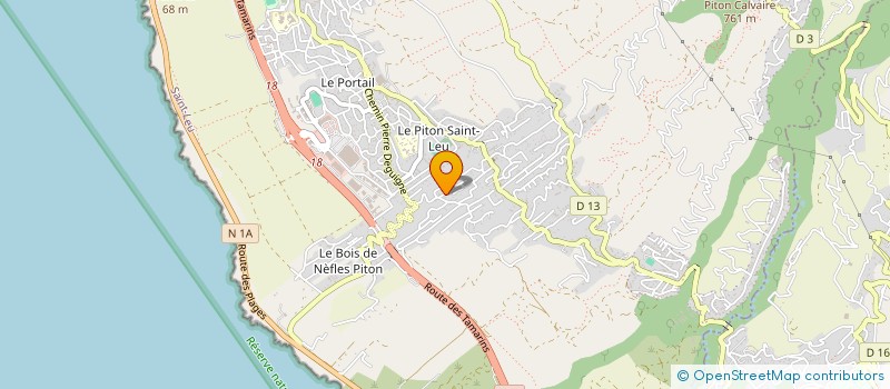 localisation de l'entreprise MONSIEUR JULIUS HUITELEC  SAINT-LEU