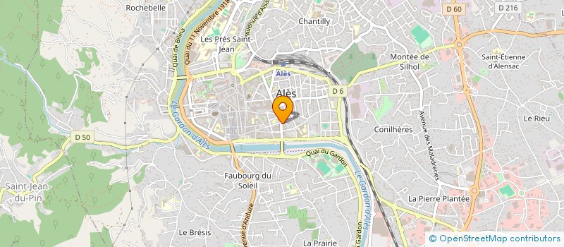 localisation de l'entreprise MONSIEUR JULIUS JANO à ALES