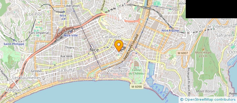 localisation de l'entreprise MONSIEUR JULIUS MARTON à NICE