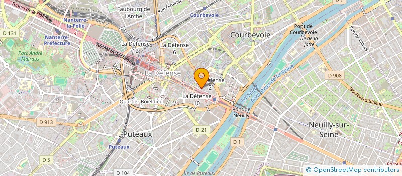 localisation de l'entreprise MONSIEUR JULIUS ROUBA à COURBEVOIE
