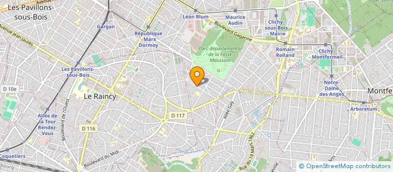 localisation de l'entreprise MONSIEUR JULJANO STANCKOVIC à CLICHY-SOUS-BOIS