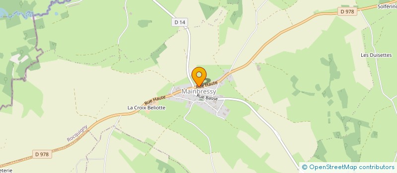 localisation de l'entreprise MONSIEUR JULLIAN ALBERTINI  LA ROMAGNE