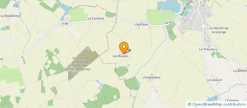 localisation de l'entreprise MONSIEUR JULLIAN BIIDRON  AUBIGNY-LES CLOUZEAUX