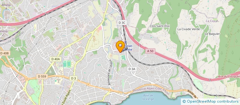 localisation de l'entreprise MONSIEUR JULLIEN BARRERI  LA CIOTAT