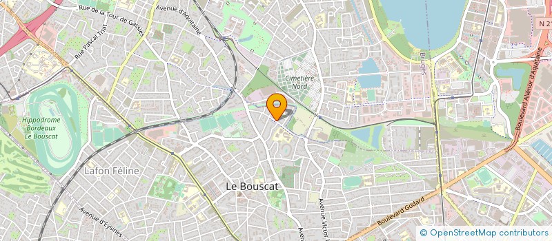localisation de l'entreprise MONSIEUR JULLIEN DALLIES à LE BOUSCAT