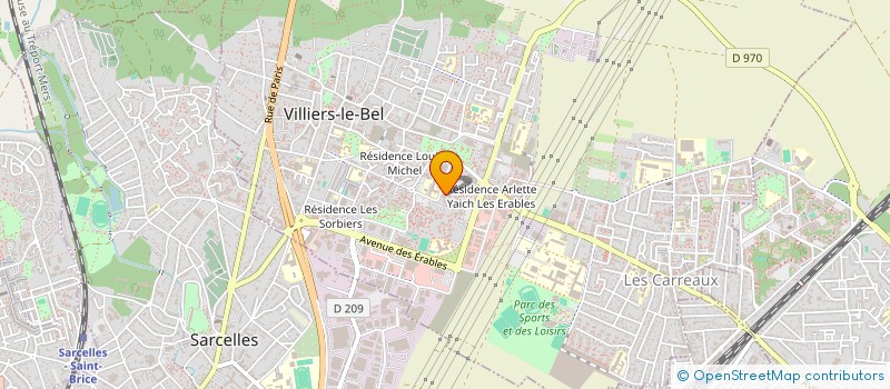 localisation de l'entreprise MONSIEUR JULSON ANTOINE  VILLIERS-LE-BEL