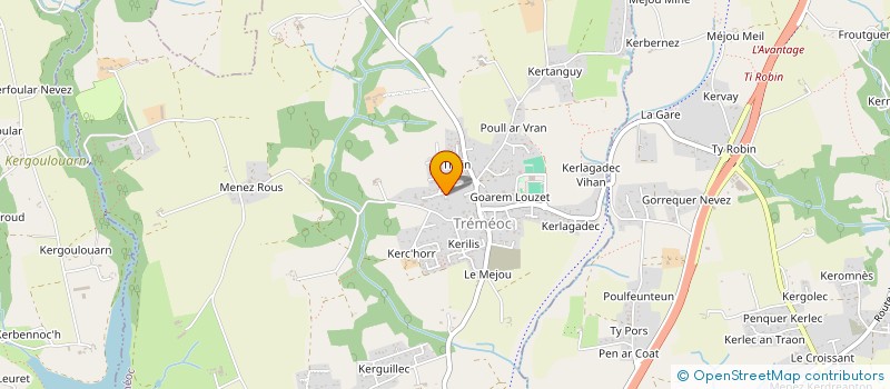 localisation de l'entreprise MONSIEUR JULUAN PAUCHET  TREMEOC