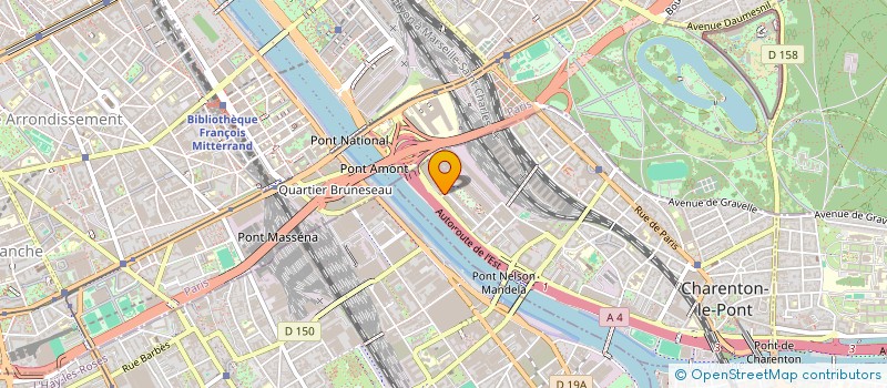 localisation de l'entreprise MONSIEUR JULUEN REVELLE  CHARENTON-LE-PONT