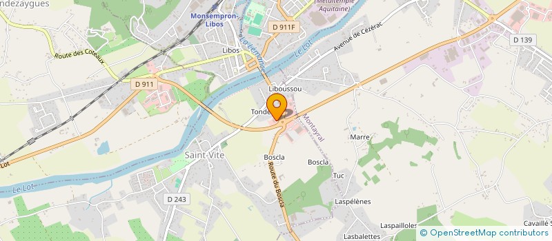 localisation de l'entreprise MONSIEUR JULYAN BIANCHINI à CONDEZAYGUES