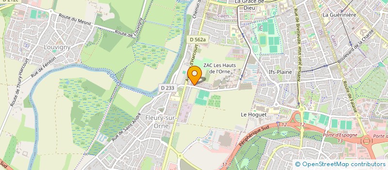 localisation de l'entreprise MONSIEUR JULYEN FAYARD  FLEURY-SUR-ORNE