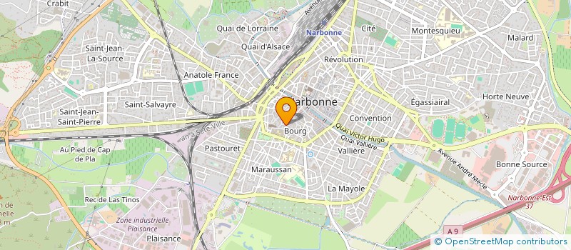 localisation de l'entreprise MONSIEUR JUMADIN OMARKHAIL  NARBONNE