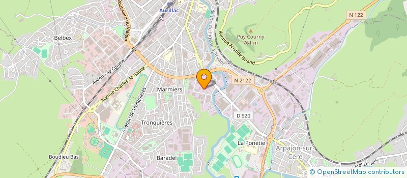 localisation de l'entreprise MONSIEUR JUMAUDDIN TAJIK à AURILLAC